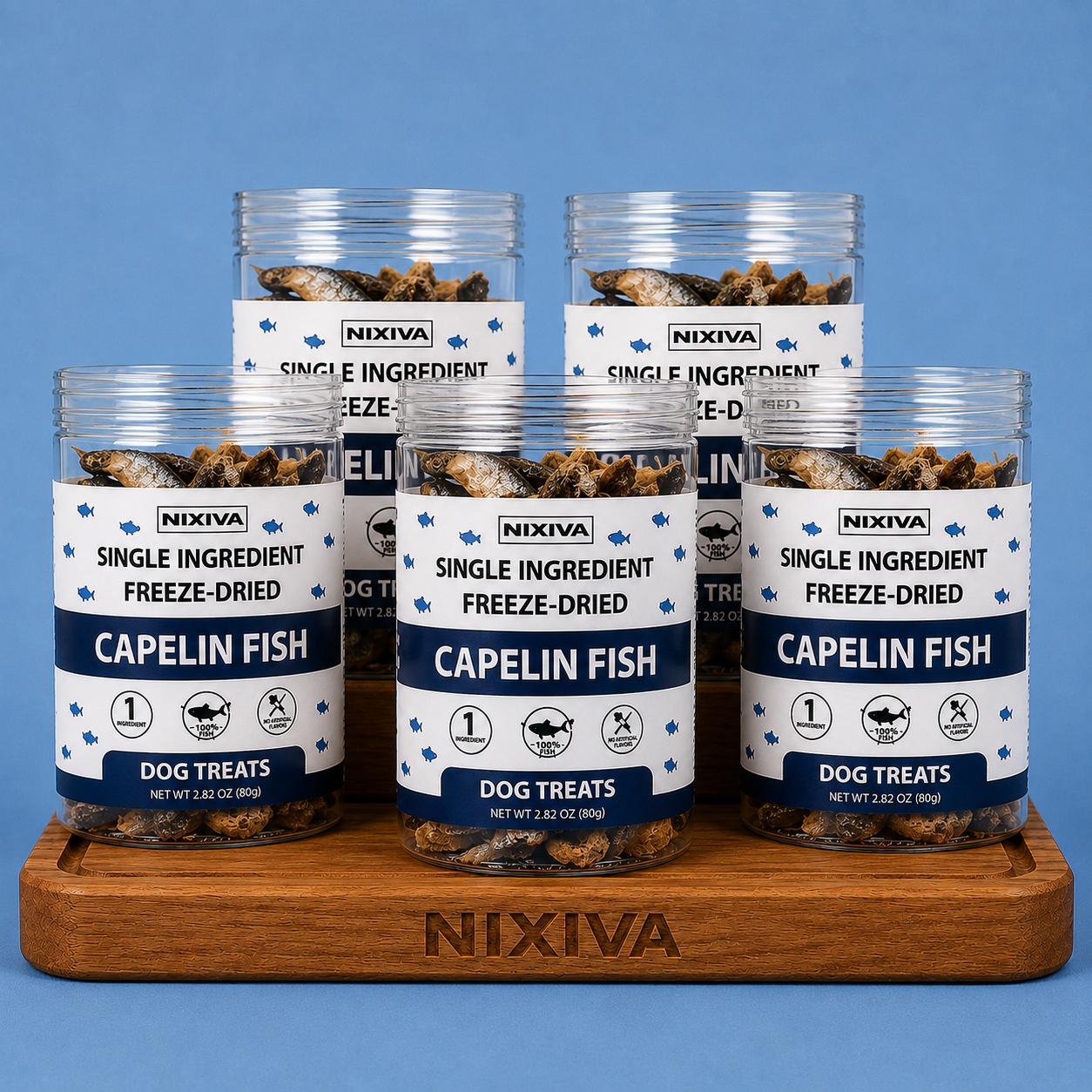 Freeze-Dried Raw Capelin Fish