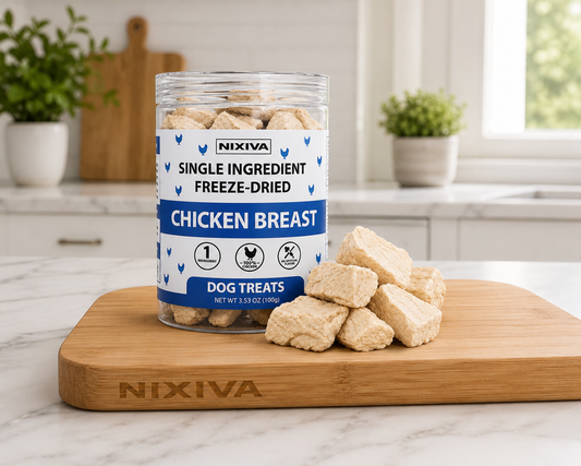 Freeze-Dried Single Ingredient Raw Chicken Breast Dog Treats