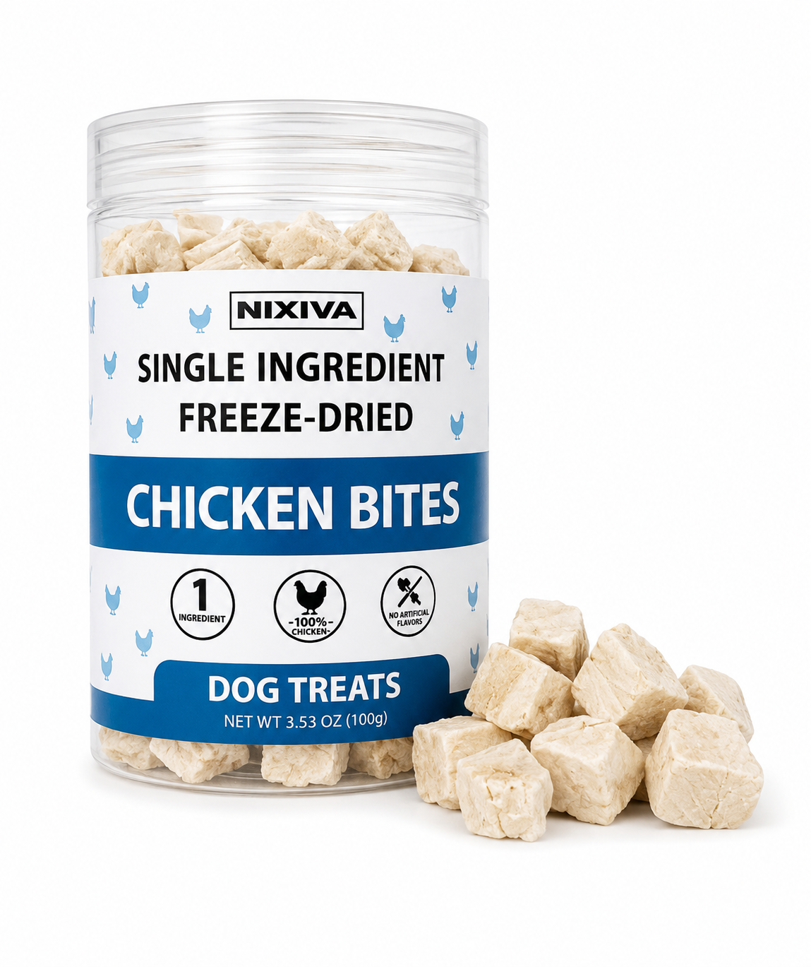 Freeze-Dried Raw Chicken Bites