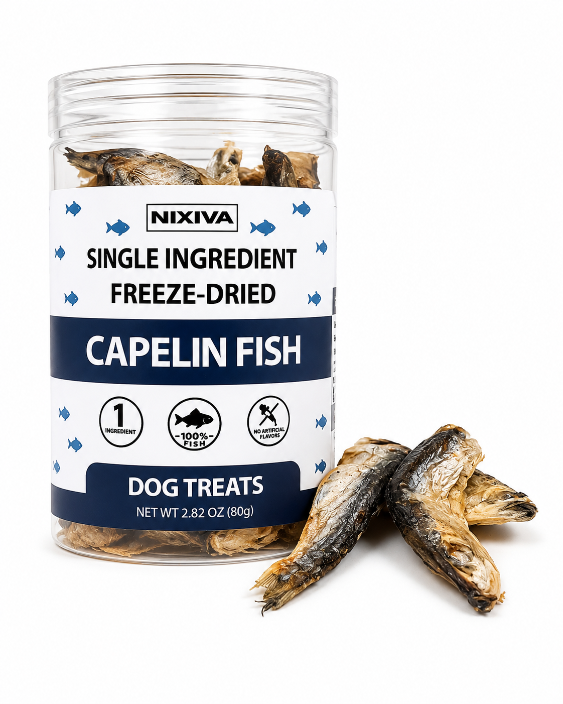 Freeze-Dried Raw Capelin Fish