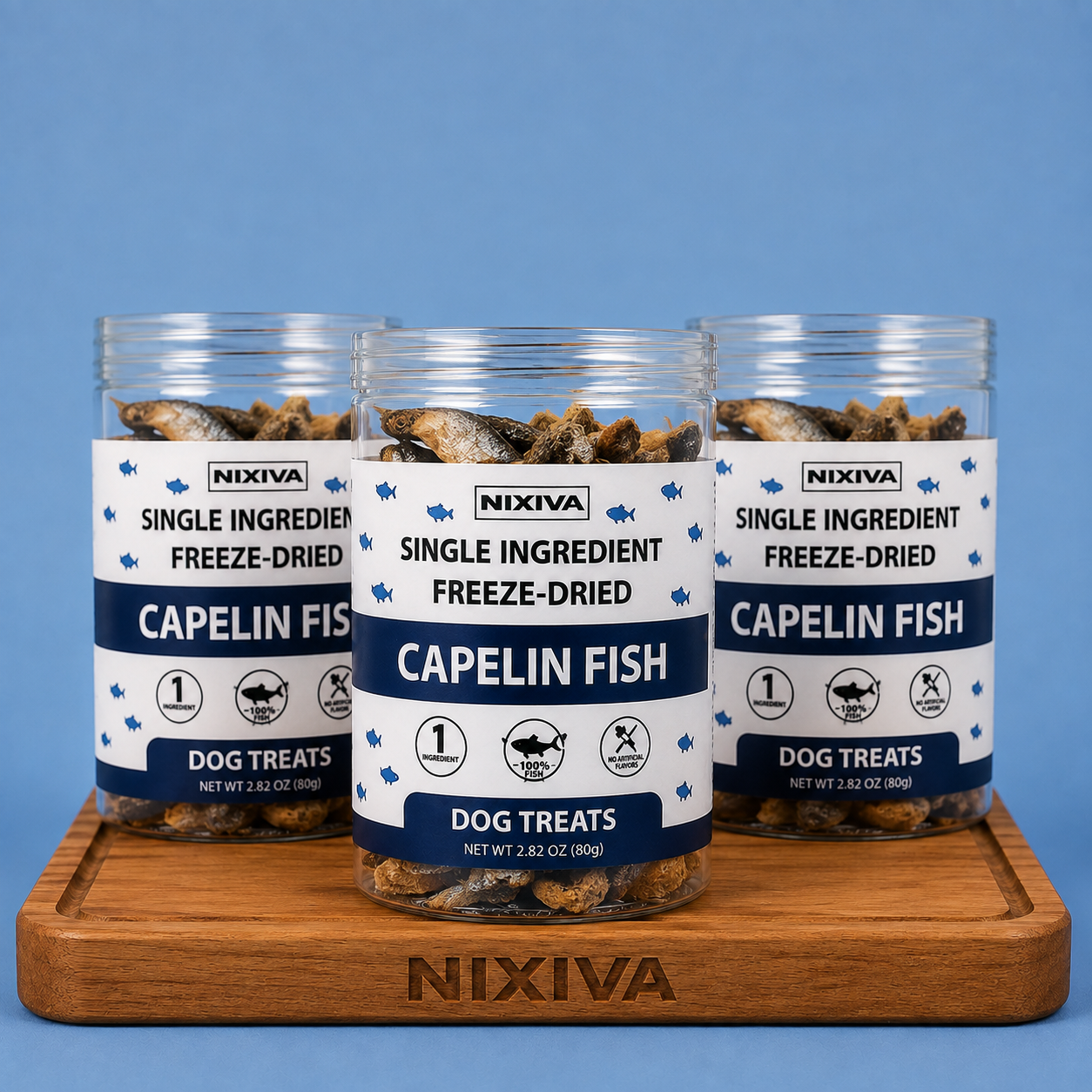 Freeze-Dried Raw Capelin Fish