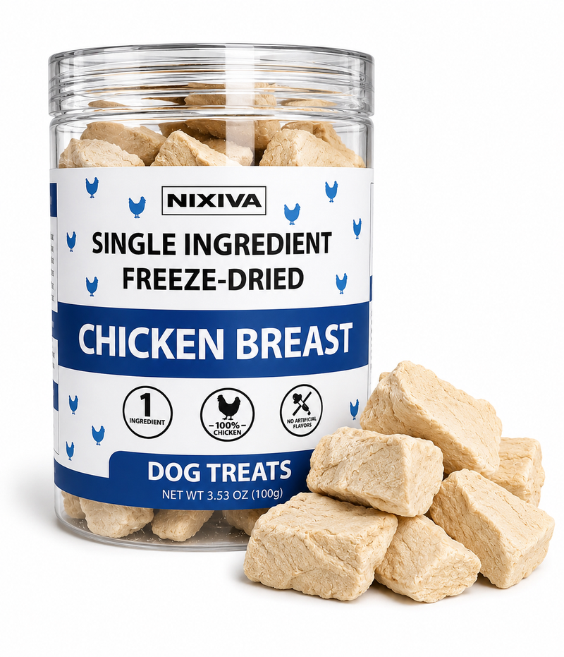 Freeze-Dried Single Ingredient Raw Chicken Breast Dog Treats