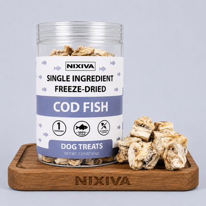 Freeze-Dried Raw Cod Fish