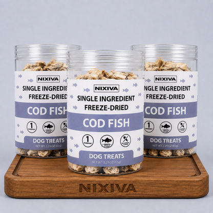 Freeze-Dried Raw Cod Fish
