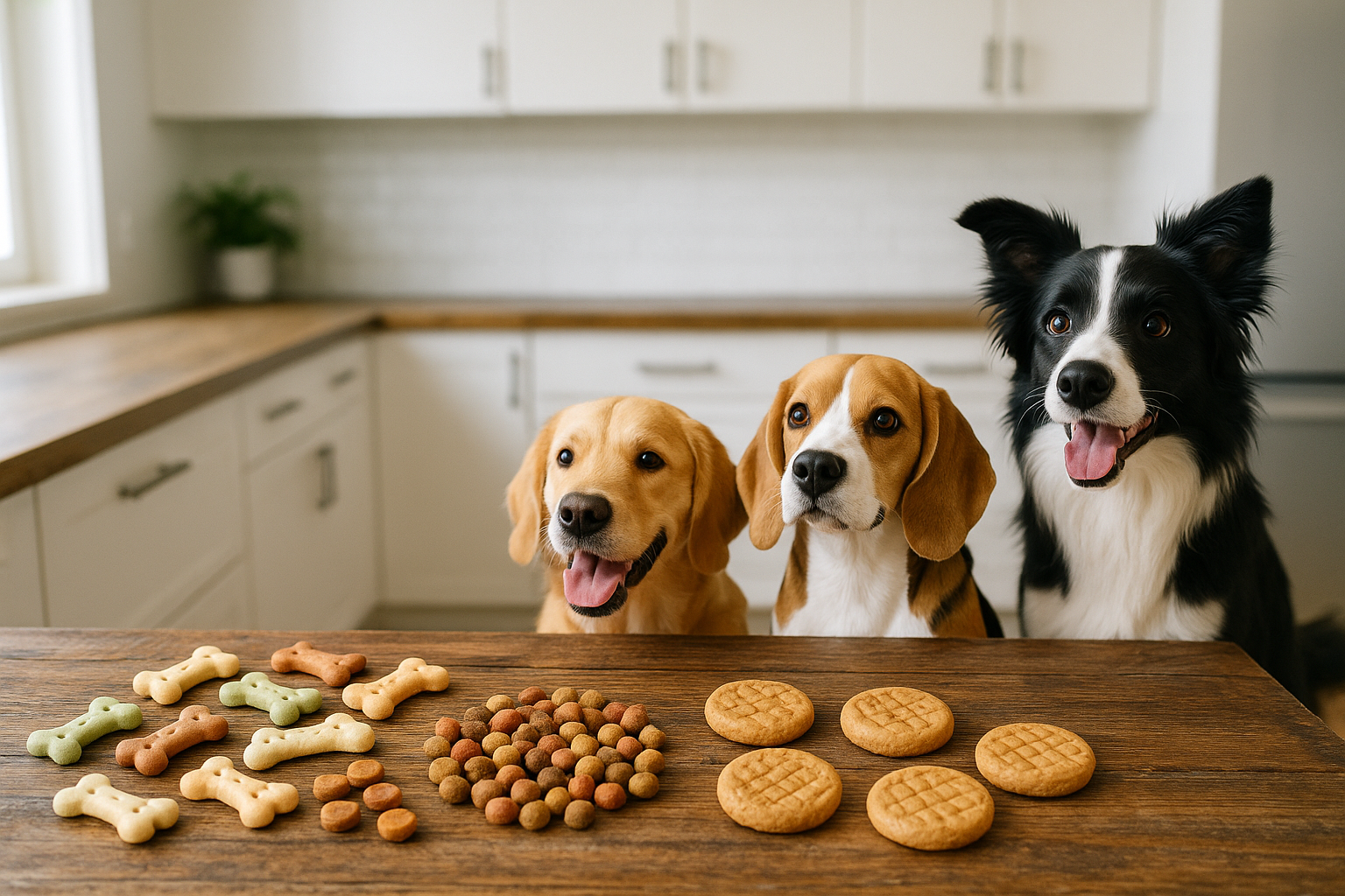 dogs on the right side