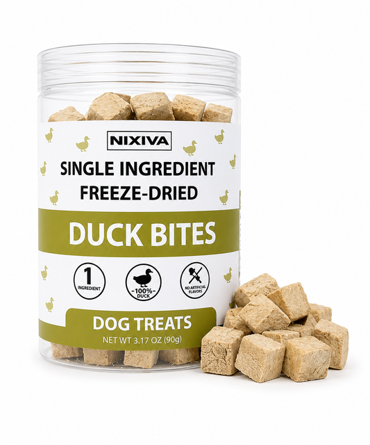 Freeze-Dried Raw Duck Bites