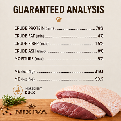 Freeze-Dried Raw Duck Breast