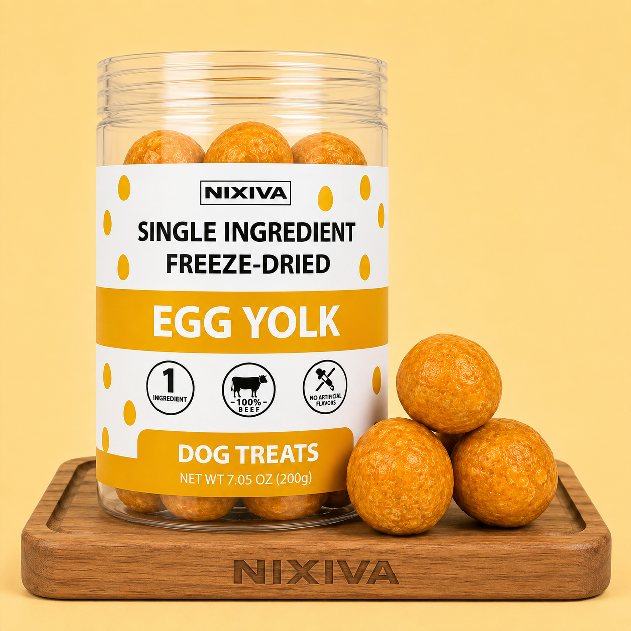 Freeze-Dried Raw Egg Yolk