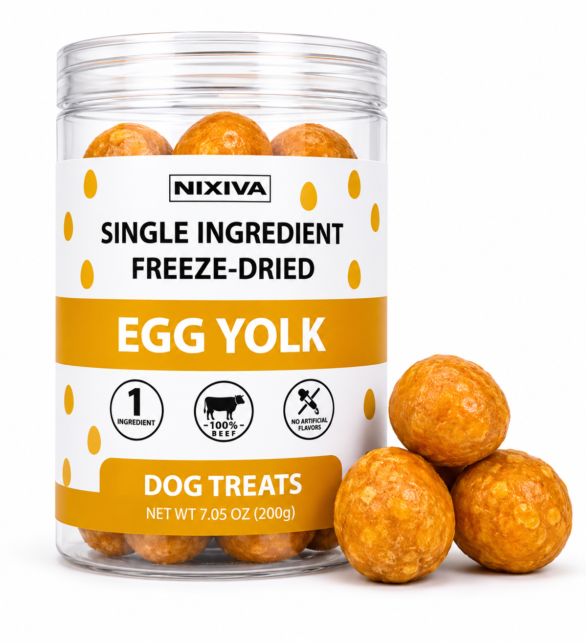 Freeze-Dried Raw Egg Yolk