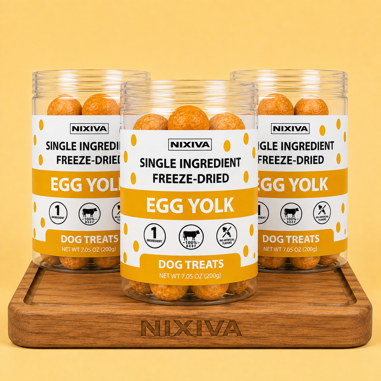 Freeze-Dried Raw Egg Yolk