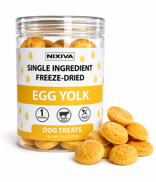 Freeze-Dried Single Ingredient Raw Egg Yolk Dog Treats