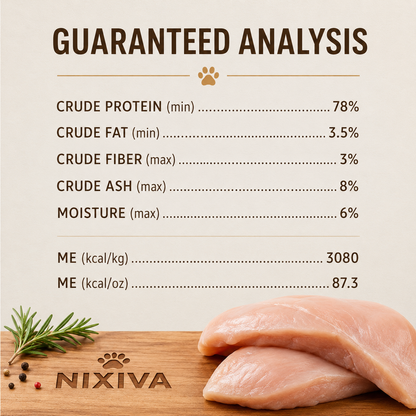 Freeze-Dried Raw Chicken Breast