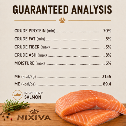 Freeze-Dried Raw Salmon Bites