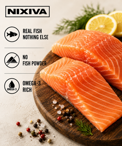 Freeze-Dried Single Ingredient Raw Salmon Bites Dog Treats