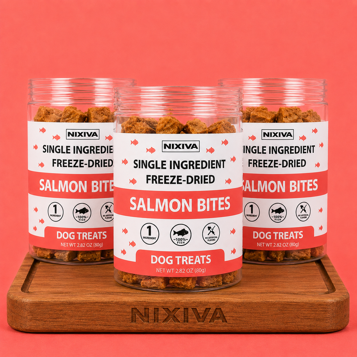 Freeze-Dried Raw Salmon Bites